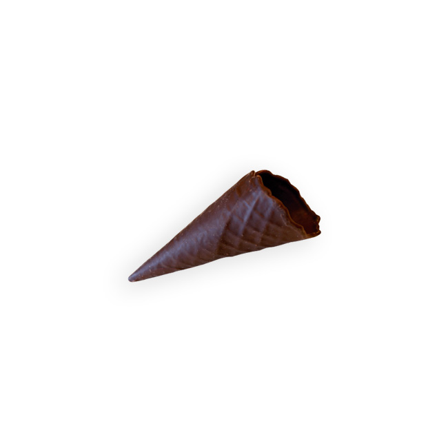Mini Chocolate Wafer Cone
