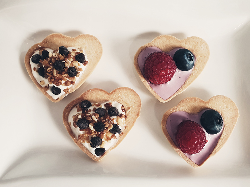 Receta: tartaletas con forma de corazón para San Valentín, el día de los enamorados!